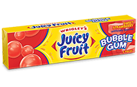 Juicy Fruit Strawberry Bubble Gum